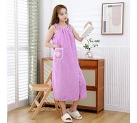 Versatile Indossabile Asciugamano Morbido Assorbente che Fa il Bagno E la Doccia