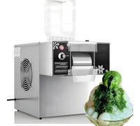 Versatile macchina elettrica per tritare il ghiaccio, macchina per ghiaccio a fiocchi di neve commerciale e tritaghiaccio, funzionamento con un solo tocco + forme di ghiaccio multiple 110V-120F