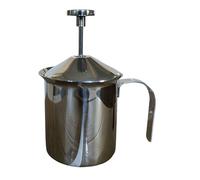 Versatile Milk Frothing: With the ability to froth cold and hot milk effortlessly, this manual frother adapts seamlessly to diverse drink preferences such as lattes and hot chocolate, enriching your b