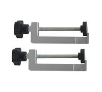 Versatile morsetto in alluminio Strumento di fissaggio accurato Accessorio sicuro e preciso per la lavorazione del legno per guida da tavolo Accessori per la lavorazione del legno