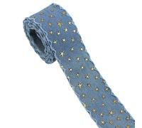 Versatile nastro decorativo in denim a forma di stella per idee innovative, in tessuto denim