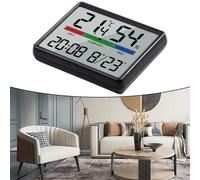Versatile orologio da parete digitale display LCD monitoraggio temperatura e umi