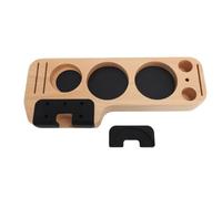 Versatile paletta per caffè in legno compatibile con presse da 51 mm, 53 mm, 58 mm, antigraffio, protezione senza sforzo per i piani di lavoro, design salvaspazio, struttura in legno di faggio