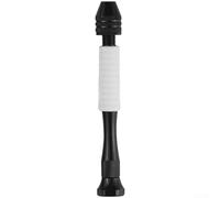 Versatile per mini trapano a mano con capacità di 0,3-3,4 mm, rotazione silenziosa per la creazione di gioielli dettagliati e la lavorazione del legno (bianco)