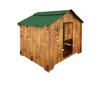 VERSATILE POLLAIO IN LAMINATO PER 8 / 12 GALLINE ANTI ACARO ROSSO POLLY FARM 2XL