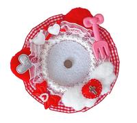 Versatile porta badge in pizzo spilla display vassoio per donne creative alla moda accessorio elegante presentazione supporto