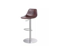 Versatile Sedie da Bar in pelle per la casa, minimalista, leggere, di lusso, a piedi alti, sgabelli Moderno