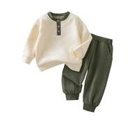 Versatile set da due pezzi per l'inverno, felpa a maniche lunghe, pantaloni da allenamento abbinati per una vita ottimale nella vita di tutti i giorni, comoda felpa con pantaloni da jogging per
