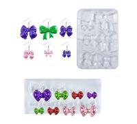 Versatile Silicone Forcine Farfalla Nodo Arco Ornamenti Per Capelli Forma Resina Epossidica Gioielli Fatti A Mano Strumento Fare Accessori Per Capelli