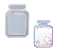 Versatile Silicone Portachiavi Stampo Clessidra Timer/Drift Bottiglia a forma di per Portachiavi Collana Pendenti Accessori Sabbia Timeglass Portachiavi Mold