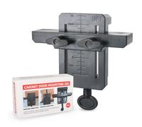 Versatile supporto per porta dell'armadio Posizionatore per maniglia regolabile Pratico strumento per la lavorazione del legno per un allineamento rapido e preciso Installazione senza sforzo