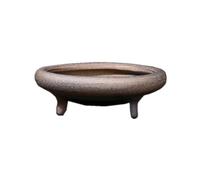 Versatile Vassoio raccogligocce in ceramica imitazione antichità a 3 gambe