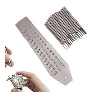 Versatile Watch Kit, Sturdy Tap Die, Accurate Screw Extractor, Comprehensive Timepiece Repair Tools, Trained Clockwork Adjustment System, Gear Accessory for Servicing, Modifying, Rebuilding