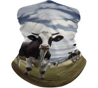 Versatili Bandana,Farm Cow Pictures,Protezione del Viso Sportiva Sciarpa al Collo per Motocicletta Arrampicata Yoga 26X30cm