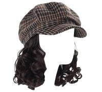 Versatili Cappello Newsboys Con Breve Parrucche Ricce Inverno Resistente Al Freddo Parrucche Cappello Per Le Donne Desider
