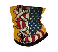 Versatili Cerchietto per Capelli,America And Spain Spanish Flag Vintage Combine,Scaldacollo Elastico Sciarpa al Collo per Yoga Motocicletta Campeggio 26X30cm