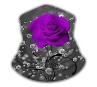 Versatili Cerchietto per Capelli, Ghetta da Collo Spring Flowers PLA Realistic Water Drop Creative Abstract Aqua Antiscivolo Sciarpa a Tubo per Sports Pesca Motocicletta