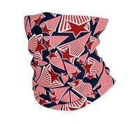 Versatili Headwrap, Ghetta da Collo Red Pentagonal Comet Stars Blue Durevole Cerchietto per Capelli per Campeggio Donna Uomo