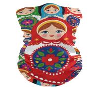 Versatili Headwrap Matryoshka Russian Nesting Doll Ghetta da Collo Traspirante Sciarpa A Mezza Faccia per Donna Escursionismo Bambini