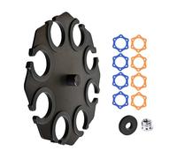 Versatilitys - Supporto per microfono da palcoscenico, per microfono dinamico con cavo o microfoni portatili