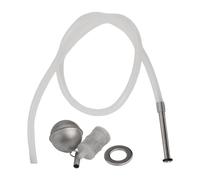 Versatore birra trasparente con filtro tubo immersione galleggiante perfetto per
