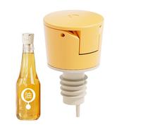 Versatore per bottiglie - Silicone ABS 4,1 x 4,1 x 7,1 cm | Versatore per liquori | Beccuccio per olio controllato per cucina bar cucina olio aceto vino erogazione e uso domestico quotidiano