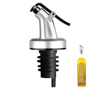 Versatore per olio d'oliva - Getto d'aria di precisione, leva manuale classica effetto argento, guarnizione in ermetica + doppia presa d'aria, corpo rigido e durevole in polipropilene | per liqu