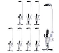 Versatori per vino da 1/2/3/4 bottiglie da parete, dispenser per liquori, 1-9 pezzi, shaker per birra, cocktail, alcol, portabottiglie per bar, bevande, liquori (1 bottiglia 8 pezzi)