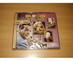 Verschiedene Interpreten unteranderem Marilyn Monroe und Glenn Miller - Die Welthits des 20.Jahrhunderts 1940-1949 (CDBOX) Readers Digest 2012