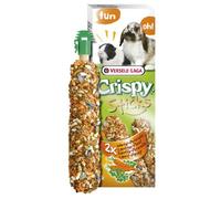Versele Laga Crispy Sticks - per Conigli e Cavie - Carote - 1° ORDINE? scegli lo sconto BZR5 / BZR20 + 200 punti fedeltà rosa
