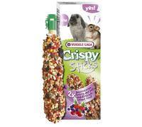 Versele Laga Crispy Sticks - per Conigli e Cincillà - Frutti di bosco - 1° ORDINE? scegli lo sconto BZR5 / BZR20 + 200 punti fedeltà rosa