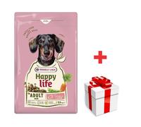 VERSELE-LAGA Happy Life Adult Mini Lamb 2,5 kg - alimenti per cani adulti di piccola taglia con agnello + sorpresa per il cane