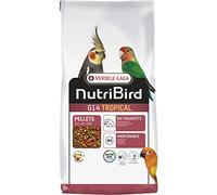VERSELE-LAGA - NutriBird G14 Tropical - Pellet estrusi - Alimento di mantenimento per grandi parrocchetti - Multicolore - 10kg