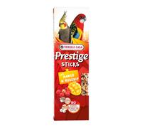 VERSELE-LAGA Prestige Sticks 2pz. con mango e rosa canina per pappagalli di media taglia 140g