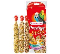Versele Laga Prestige Sticks Cocorite Multipack 3 pezzi - Mangime per uccelli - 1° ORDINE? scegli lo sconto BZR5 / BZR20 + 200 punti fedeltà