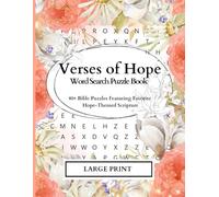 Verses of Hope Word Search Puzzle Book: 40+ Bible Puzzles Featuring Hope - Themed Scripture. A Perfect Gift to Keep Minds Active While Meditating and Reflecting on Positive Thoughts - Paperback