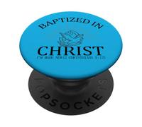 Versetto biblico Battesimo cristiano battezzato in doni di Cristo PopSockets PopGrip Adesivo
