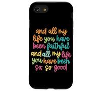 Versetto biblico cristiano e tutta la mia vita sei stato fedele Custodia per iPhone SE (2020) / 7/8
