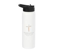 Versetto biblico cristiano servo buono e fedele ben fatto Stainless Steel Insulated Water Bottle
