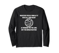 Versetto biblico Cristiano Volley Maglia a Manica