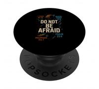 Versetto biblico "Do Not Be Afraid" vintage uomo fede cristiana PopSockets PopGrip Adesivo