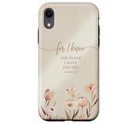 Versetto biblico, Io infatti conosco i piani che ho per voi Custodia per iPhone XR
