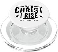 Versetto della Bibbia Cristiana con Cristo I Risorto Filippesi 4:13 PopSockets PopGrip per MagSafe