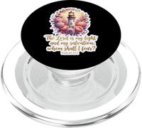 Versetto della donna cristiana Il Signore è la mia luce e la mia salvezza PopSockets PopGrip per MagSafe