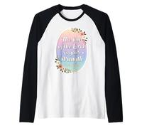 Versetto della Donna Cristiana La Gioia del Signore è la Tua Forza Maglia con Maniche Raglan