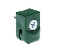 VERSHY 50 supporti per filo di tensione con vite, verde per recinzione a rete metallica