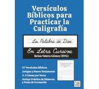 Versículos Bíblicos para Practicar la Caligrafía: La Palabra de Dios en Letra Cursiva