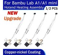 Versione 2.0 Montaggio Gruppo Riscaldamento Per Bambu Lab A1 A1 MINI Hotend Rame Nichelato assemblaggio nuovo aggiornamento parti della stampante 3d
