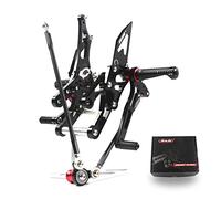 (Versione 2.0) Pedane regolabili per CBR1000RR 2004-2007/CBR600RR 2006 2003-2005 Poggiapiedi Pedane Poggiapiedi Accessori CBR 1000 RR CBR 600 RR CBR 1000RR 600RR Nero