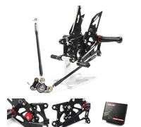 (Versione 2.0) Pedane regolabili per CBR600RR 2007 2008 Poggiapiedi Pedane Poggiapiedi Poggiapiedi Pedane Accessori CBR 600 CBR600 RR 600RR Nero 07 08